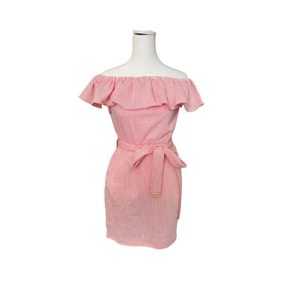 Nwt Michael Kors off the shoulder dress - Picture 2 of 10